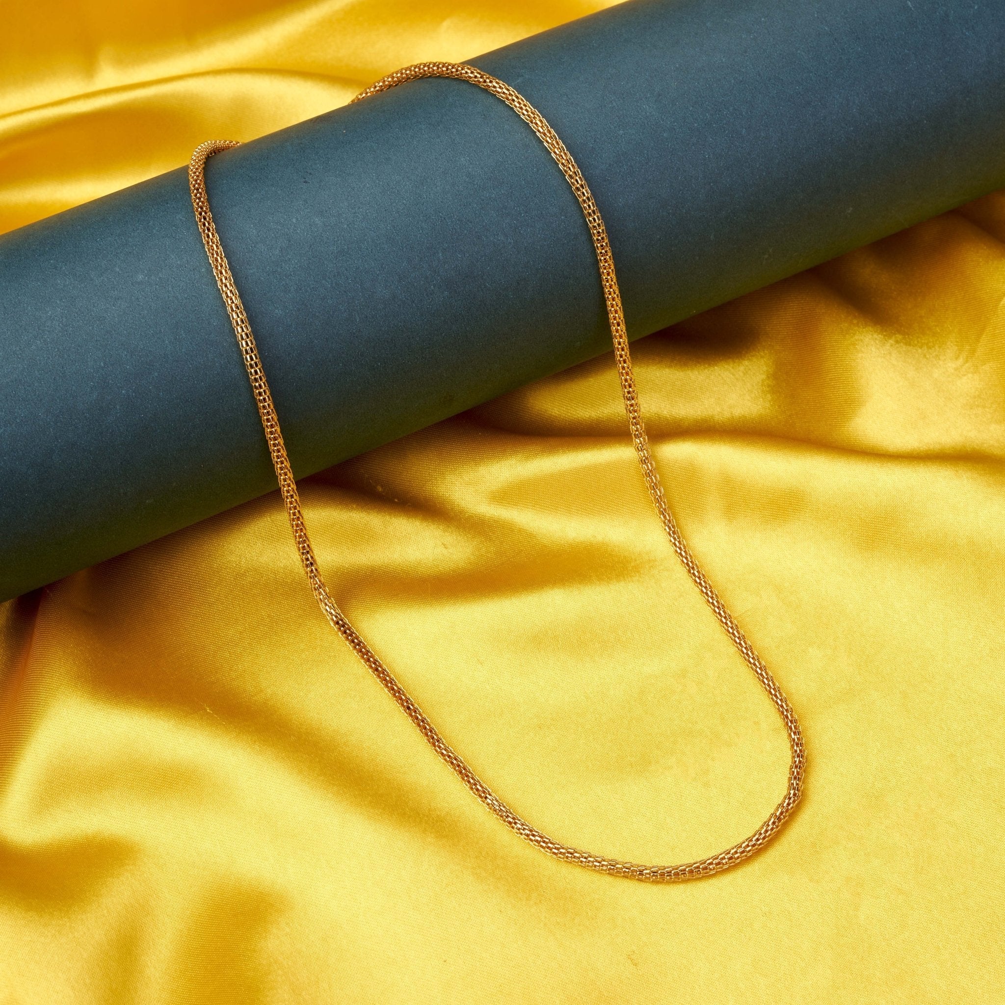 Elegant Radient Gold Plated Chain