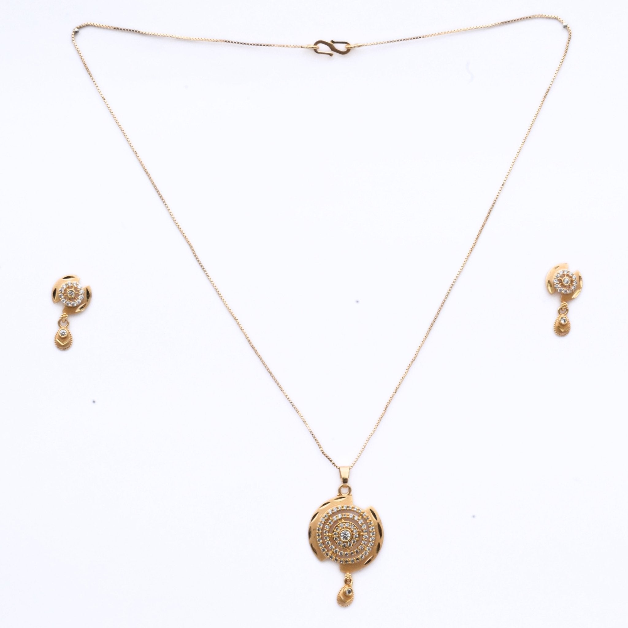 Locket Set - Empress's Emblem Gold Plated Locket Set - Opal Touch