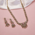Enchanted Butterfly Mehendi Plated Necklace Set