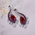 Enchanted Dew Black Plated Earrings