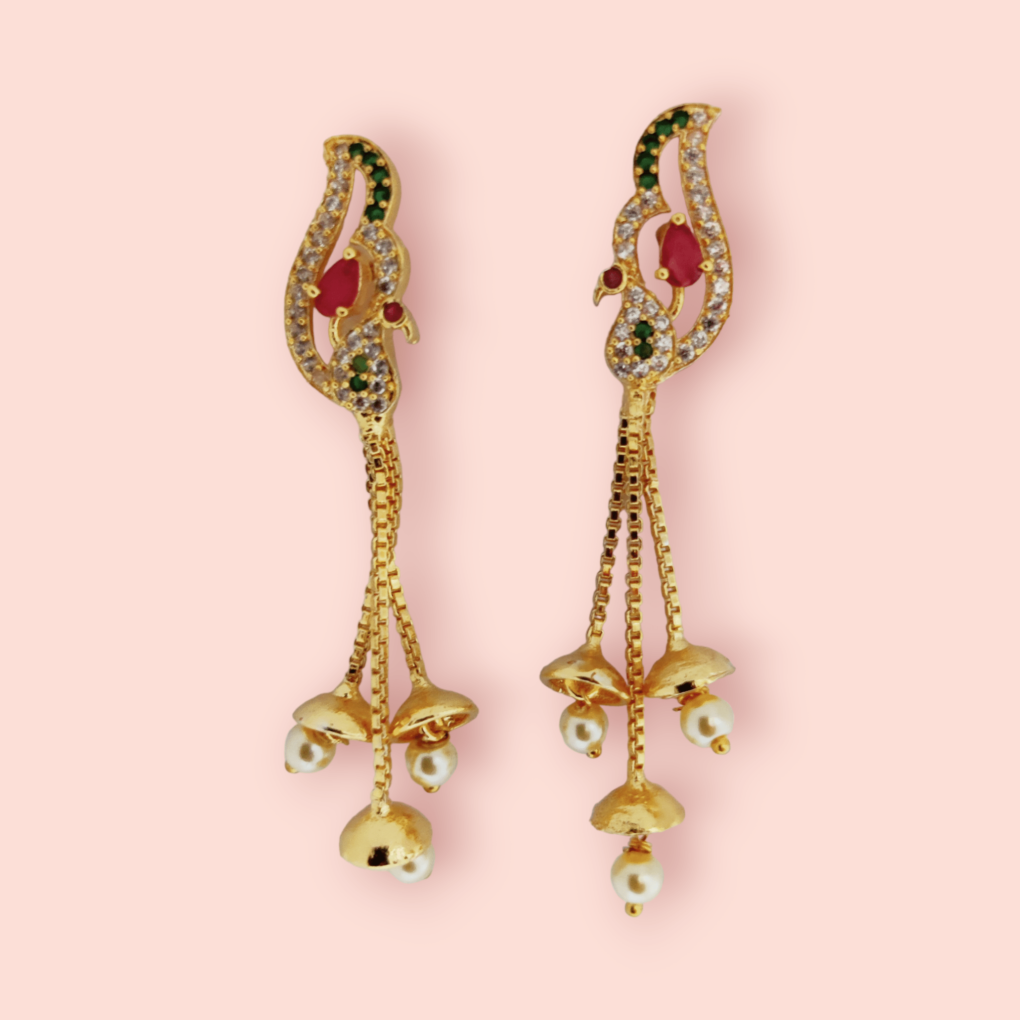 Enchanted Scarlet Gleam Earrings