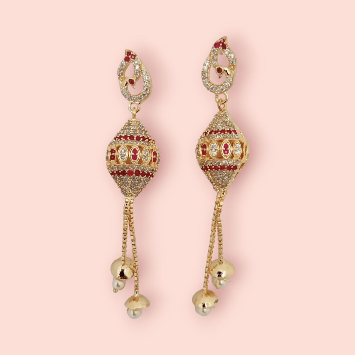 Enchanted Tricolor Gleam Earrings