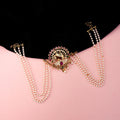Enchnated Gajanan Gold Plated Juda Pin
