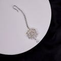 Essemble Floret Rhodium Plated Maang Tika