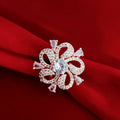 Ethereal Charm White Rose Gold Ring