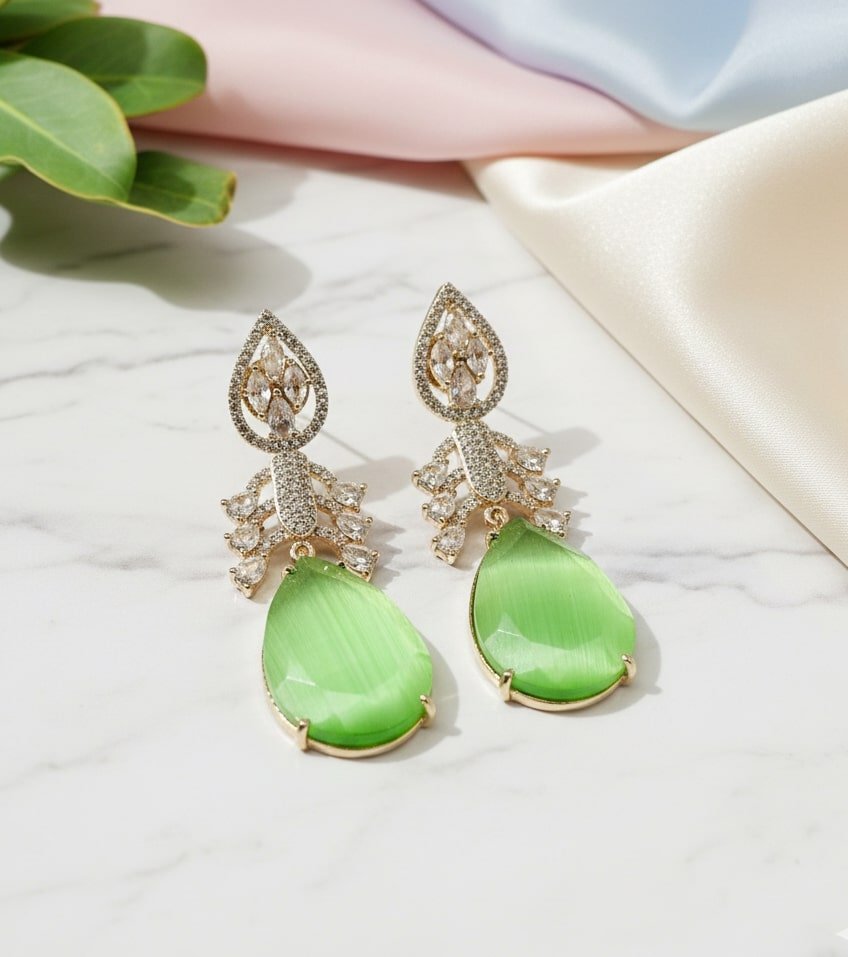 Fiery Passion Drops Earrings