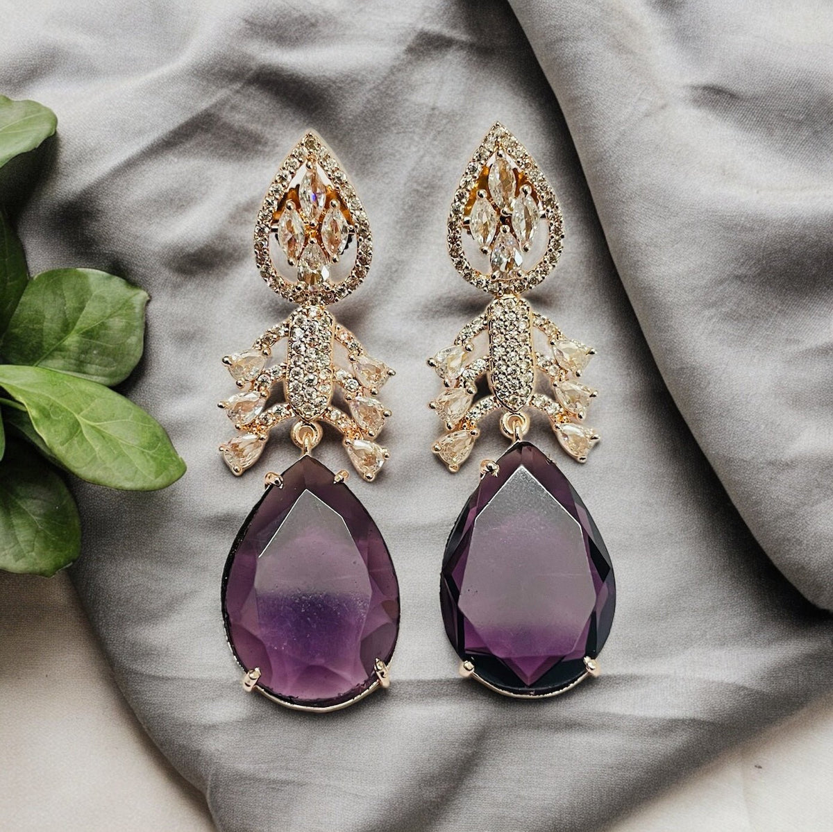 Fiery Passion Drops Earrings