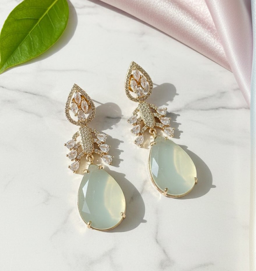 Fiery Passion Drops Earrings