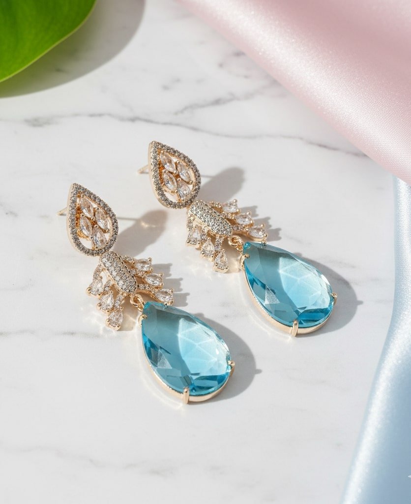 Fiery Passion Drops Earrings