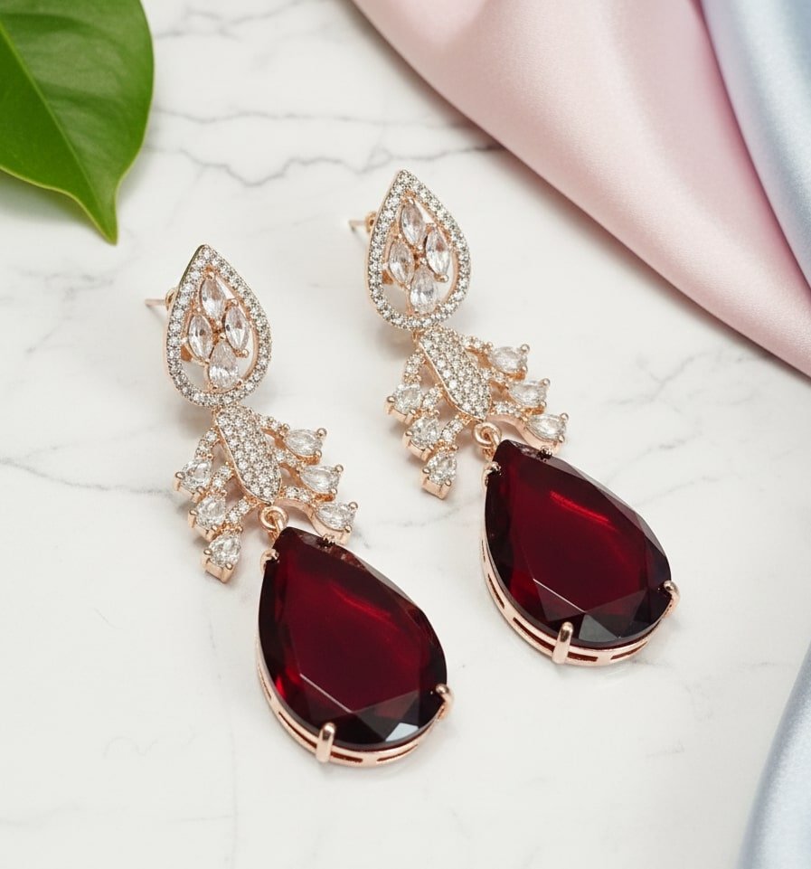Fiery Passion Drops Earrings