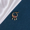 Floral Cascade Screw Nose Pin