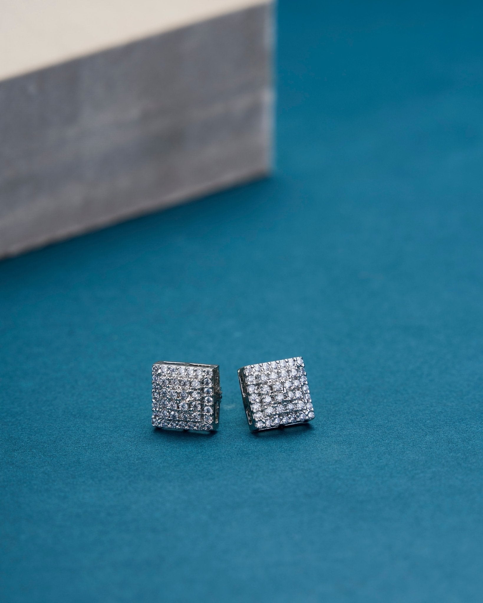 Frosty Allure Opal Studs