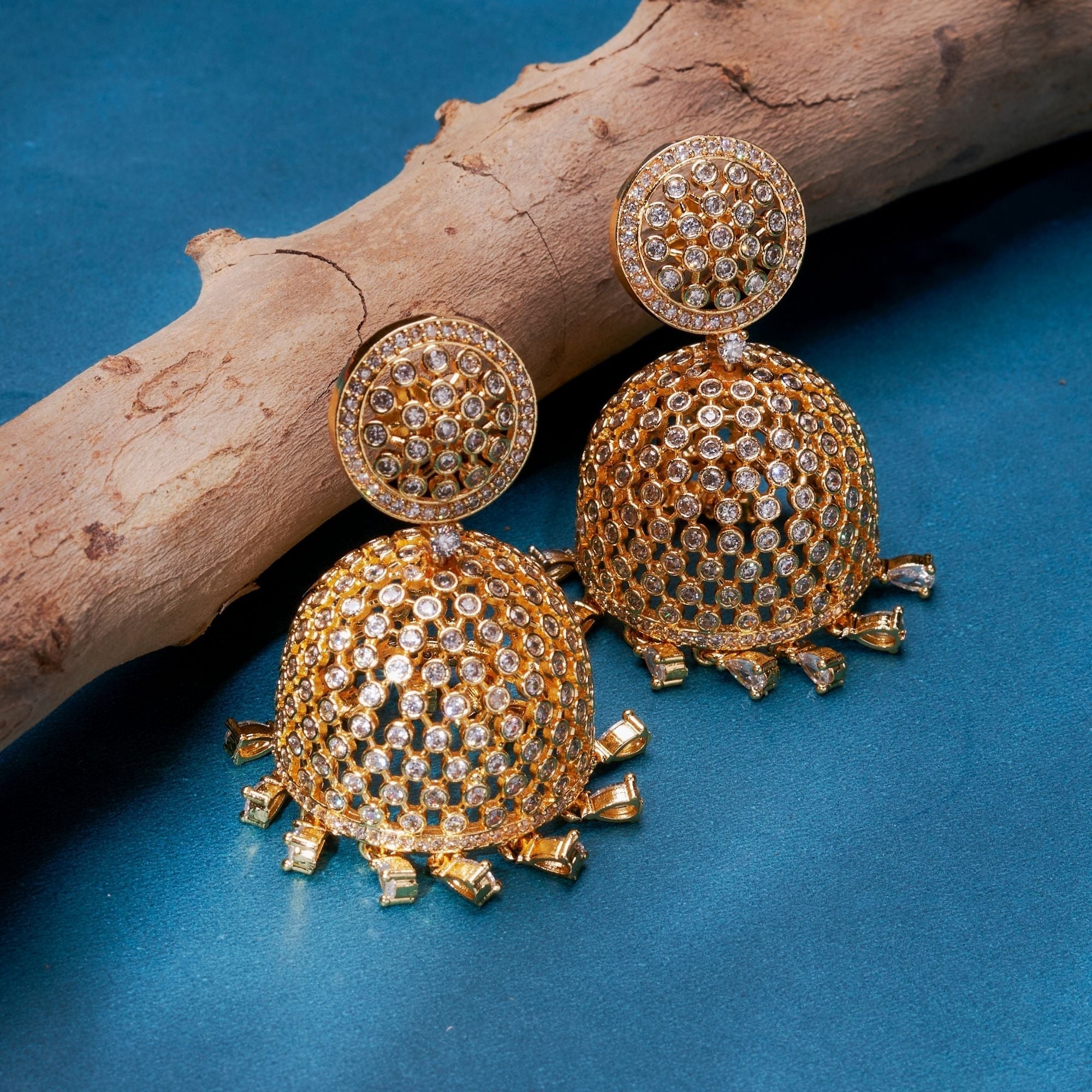 Golden Grace Jhumka
