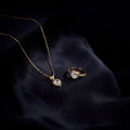 Golden Harmony Locket and Ring Combo