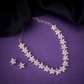 Graceful White Rose Necklace