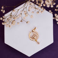 Half-moon Gold Plated Nose Pin