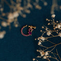 Imperial Bird-shaped Gold Plated Screw Nose Pin