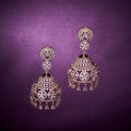 Ivory Elegance Jhumka
