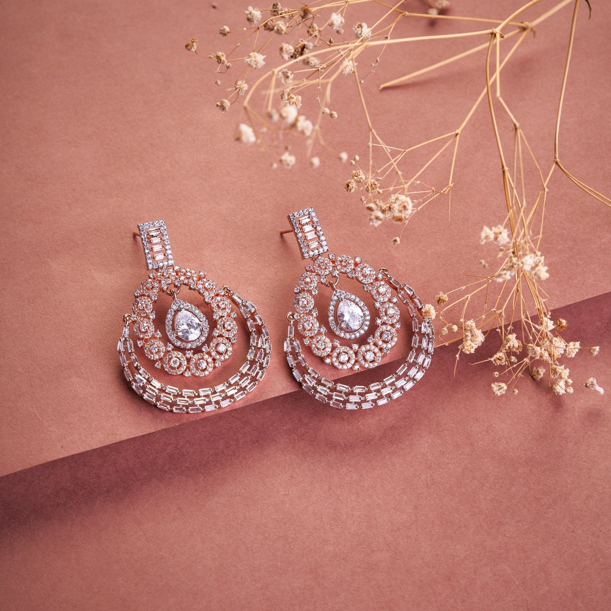 Ivory Rose Earrings