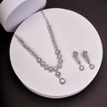 Jasmine Glow Rhodium Necklace