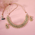 Kundan Studded Necklace Set with Earrings