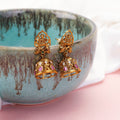 Lakshmi Enchanted Matte Black Plated Jhumka