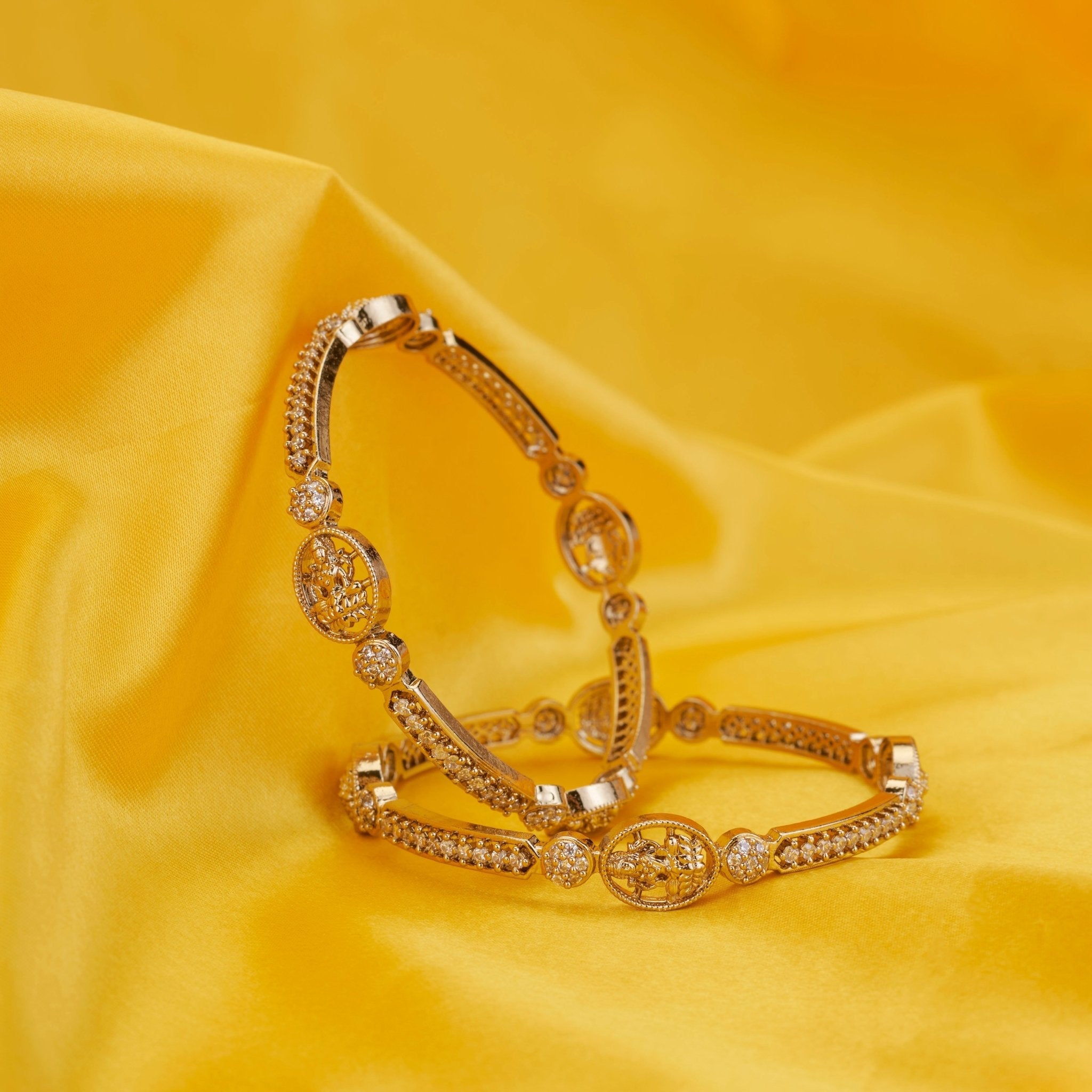 Lakshmi Enchanted Mehendi Plated Bangles