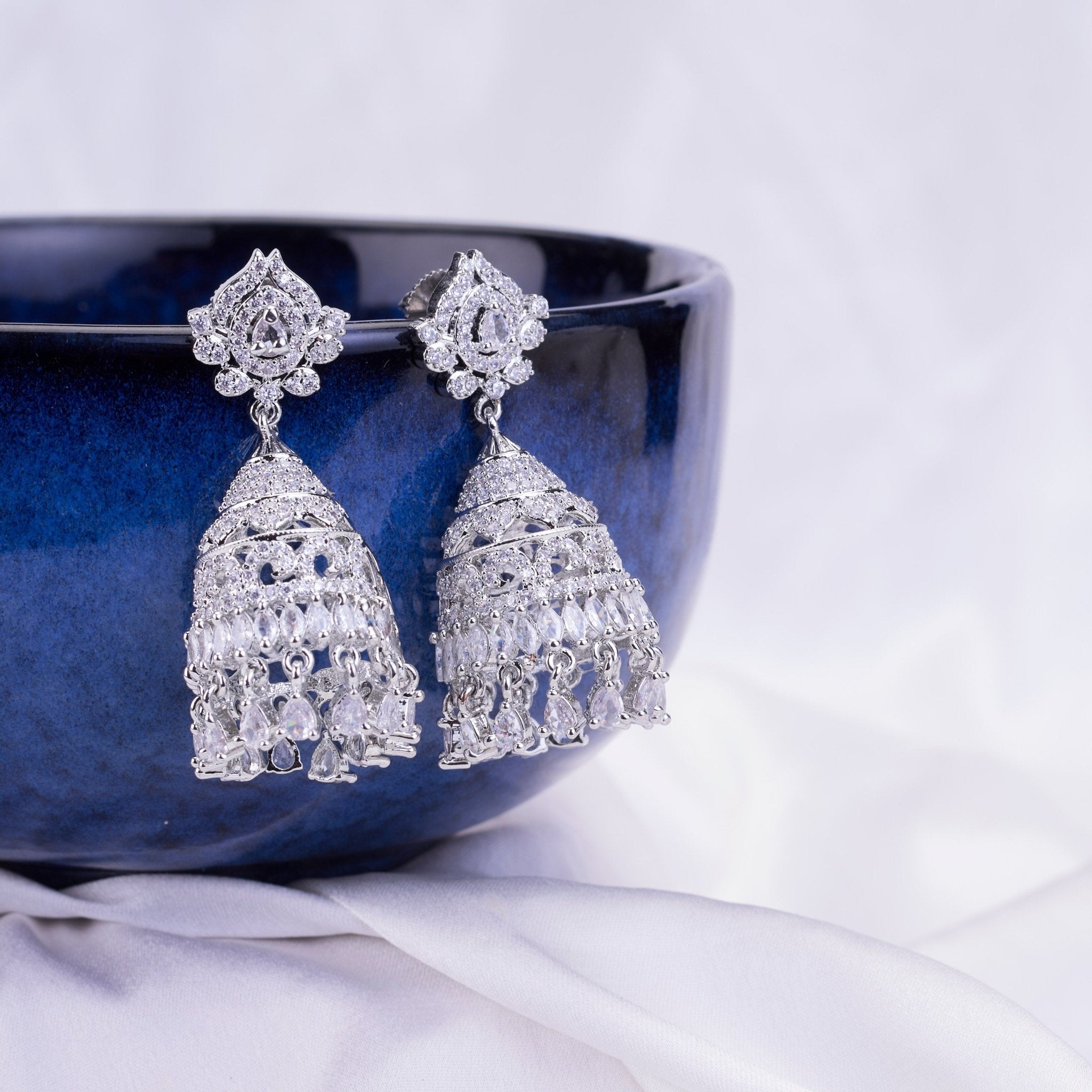 Luminous Pearl Jhumka