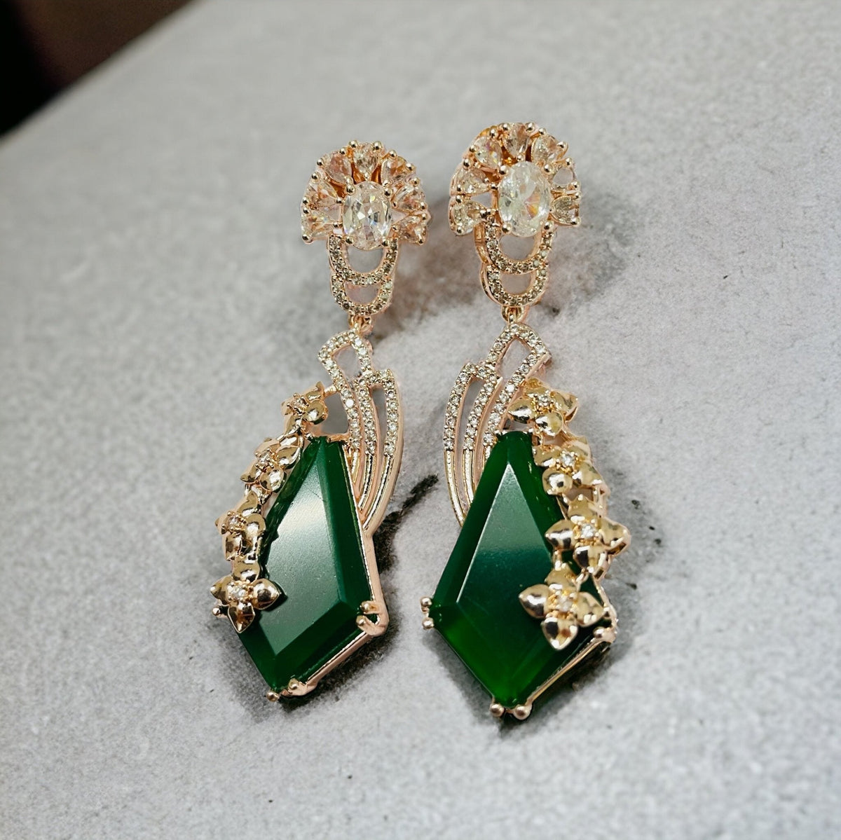 Lush Leaf Lustre Earrings