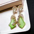 Lush Leaf Lustre Earrings