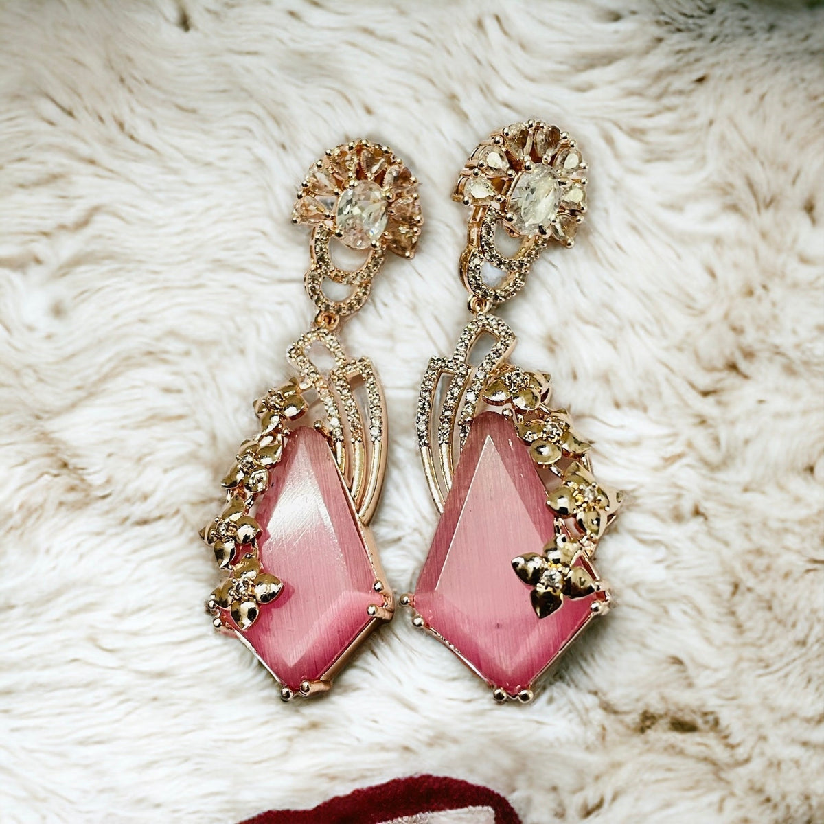 Lush Leaf Lustre Earrings