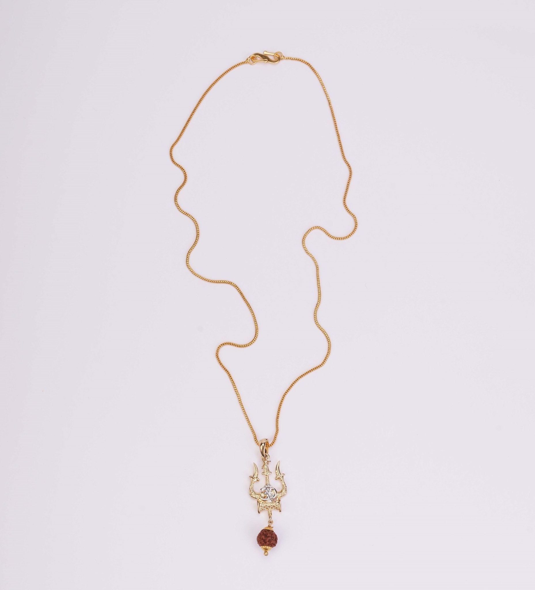 Locket Set - Mahadev Gold Plated Locket Set - Opal Touch