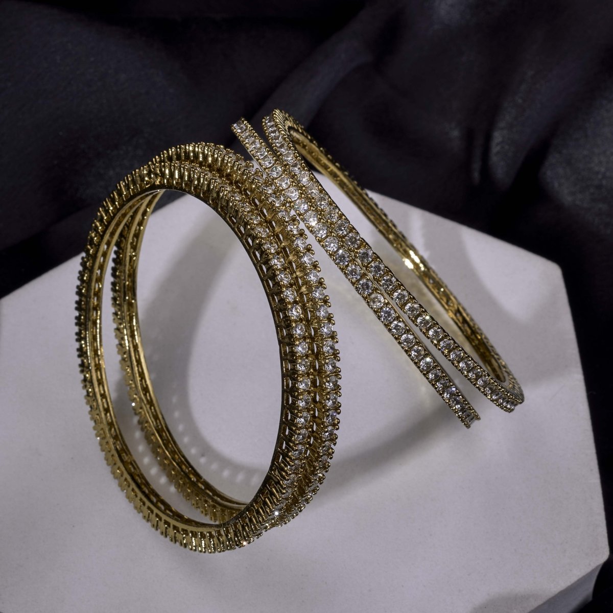 Mehendi Plated Bangles Set Regal Shine (Pack of 4)