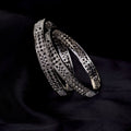 Moonlace Band Rhodium Plated Bangle