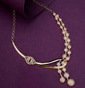 Moonpetal Gold Plated Necklace