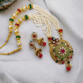 Multicolor Polki Kundan Moti Mala