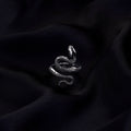 Naagvadhu Rhodium Twisted Ring