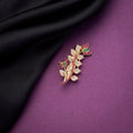 Opulent Gold Plated Saree Pin