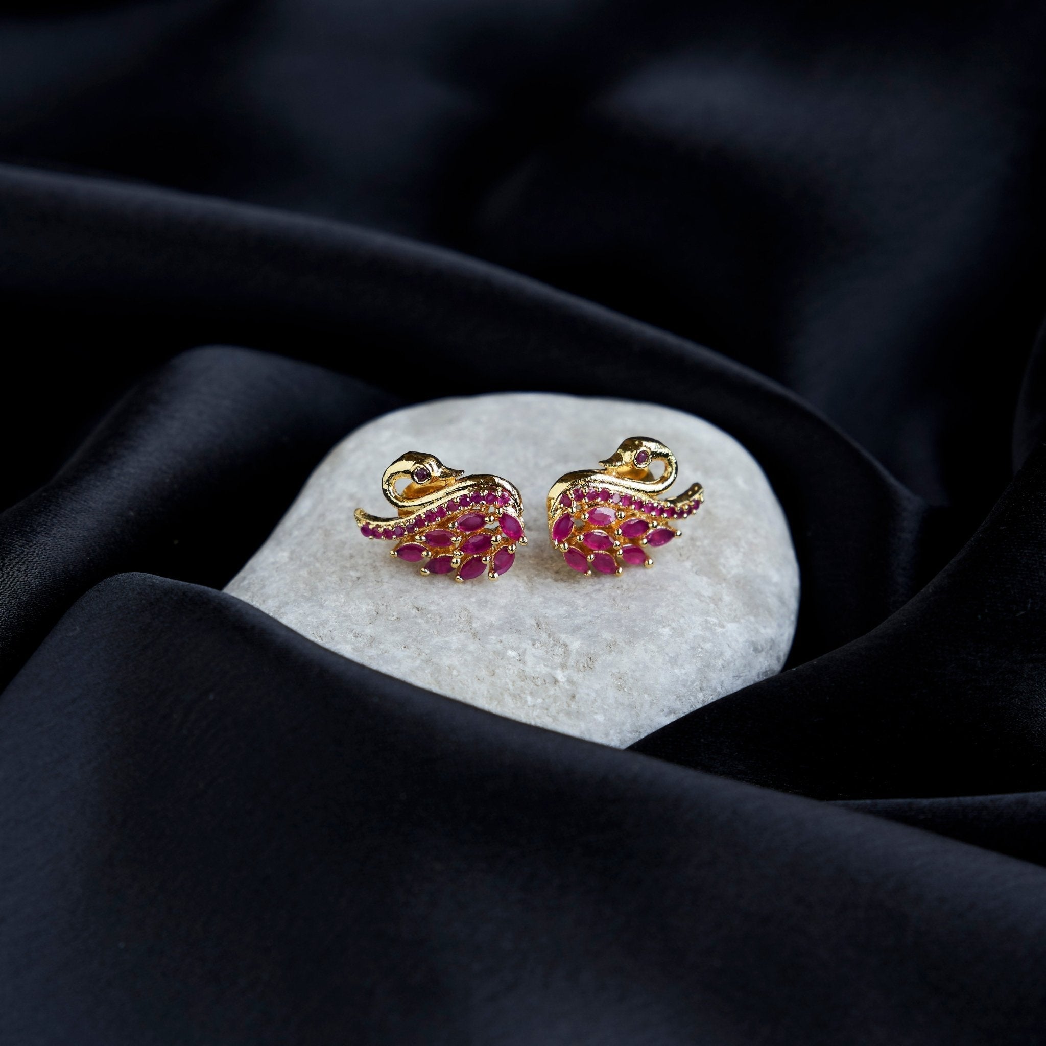 Opulent Radiant Opal Studs