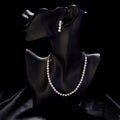 Orchid Symphony Rhodium Necklace