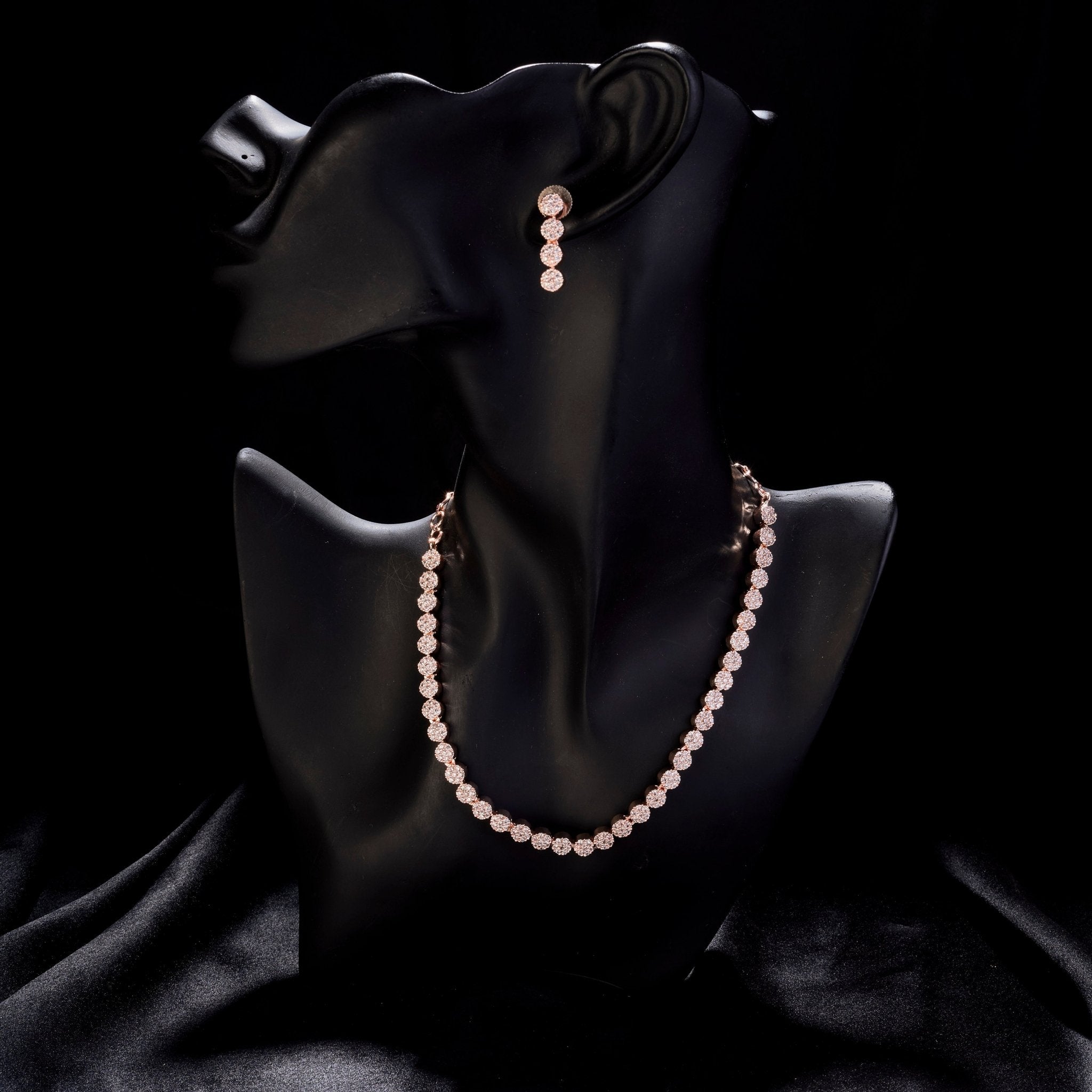 Orchid Symphony Rose Gold Necklace