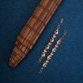Peacock-Shaped Gold Plated Matil