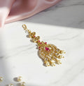 Pearl Dewdrop Red-White Tika