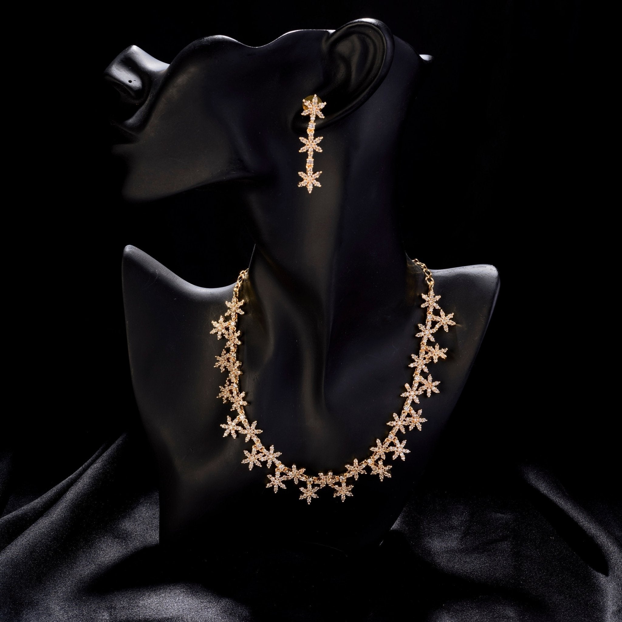 Petal Whisper Gold Plated Necklace