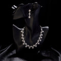 Petal Whisper Rhodium Necklace