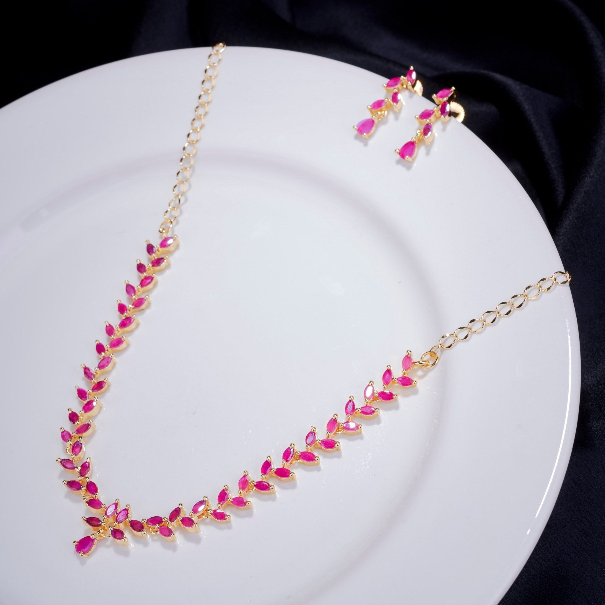 Pink Delight Necklace Set