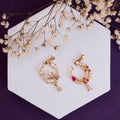 Pleasurable Gold Plated Combo Nose Pin