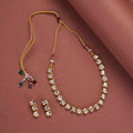 Polki Gold Plated Necklace Set