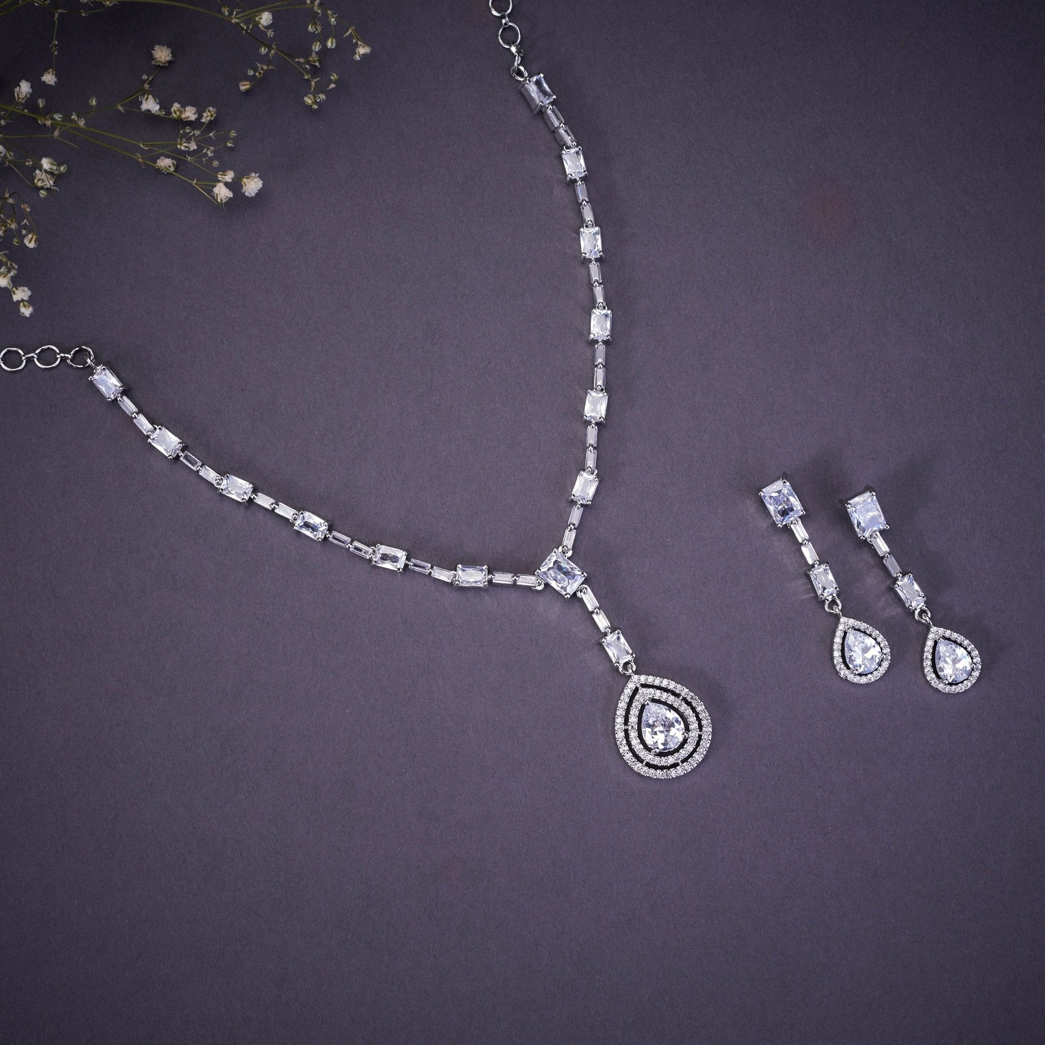 Pristine White Allure Necklace