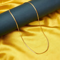 Radiance Flat Link Gold Plated Chain